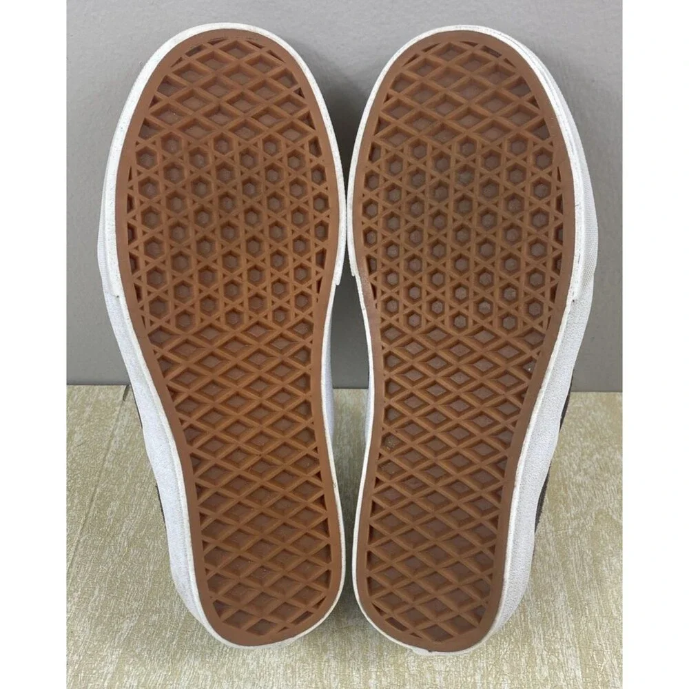 VANS Classic Slip-On Canvas Shoes Men's 5 or Women's 6.5 - Fair Isle Brown